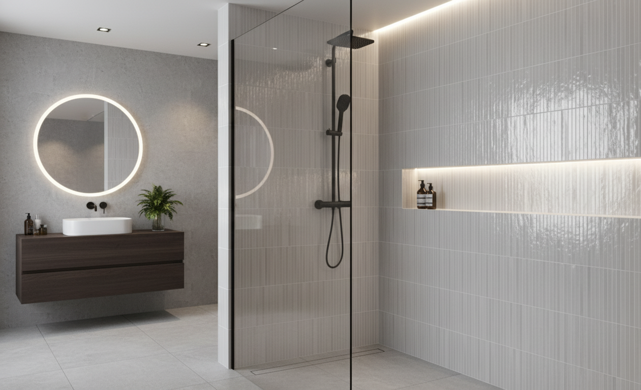 Subway Tiles Polished Grey 5x10