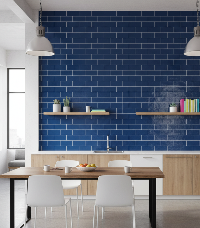 a-contemporary-bedroom-with-blue-subway-tiles