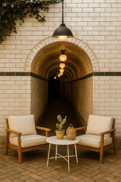 Outdoor Subway Tiles Application