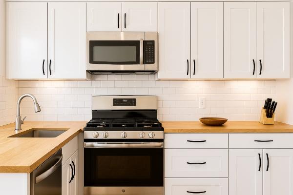 Subway Tiles Mixed with Other Materials