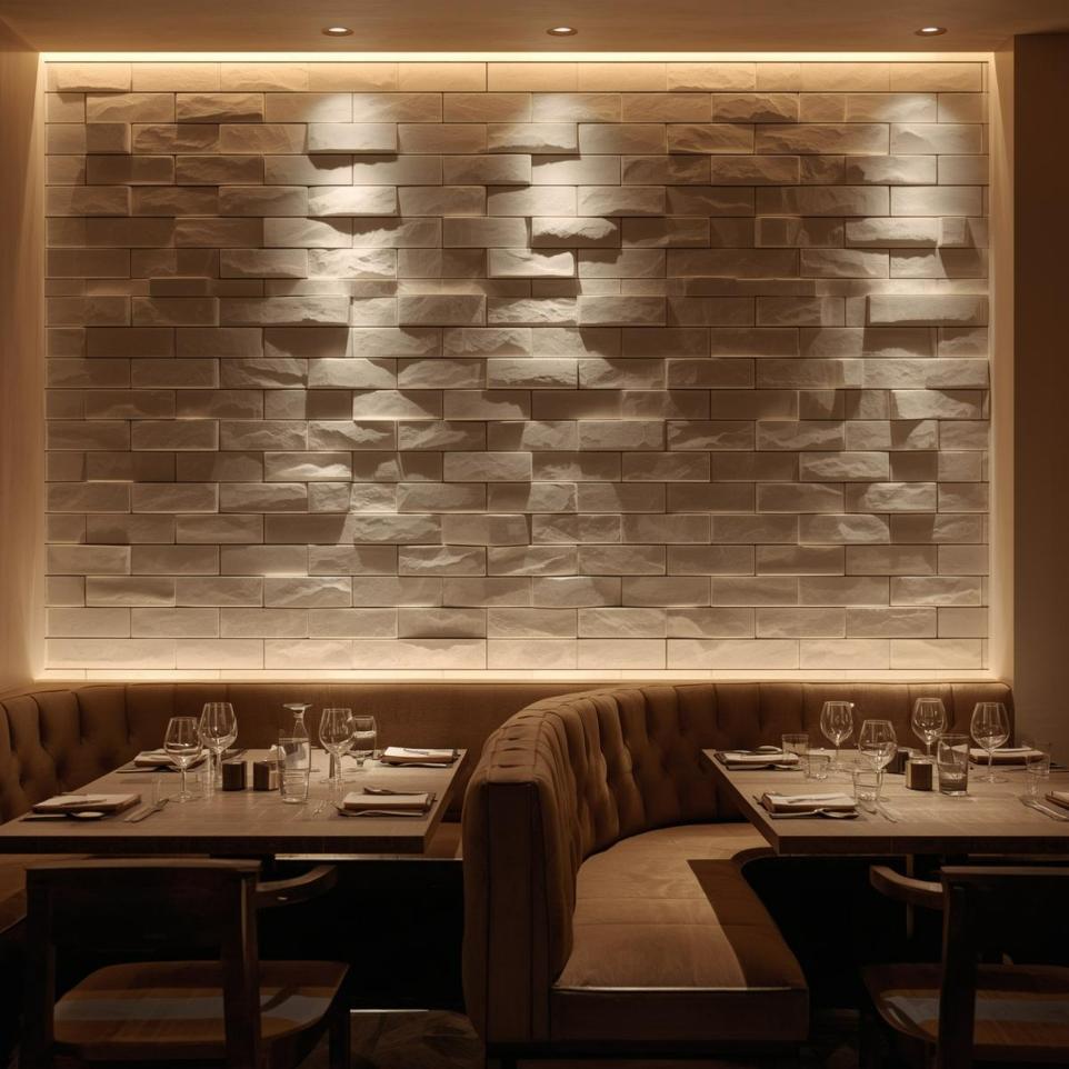 3D tiles for dining area