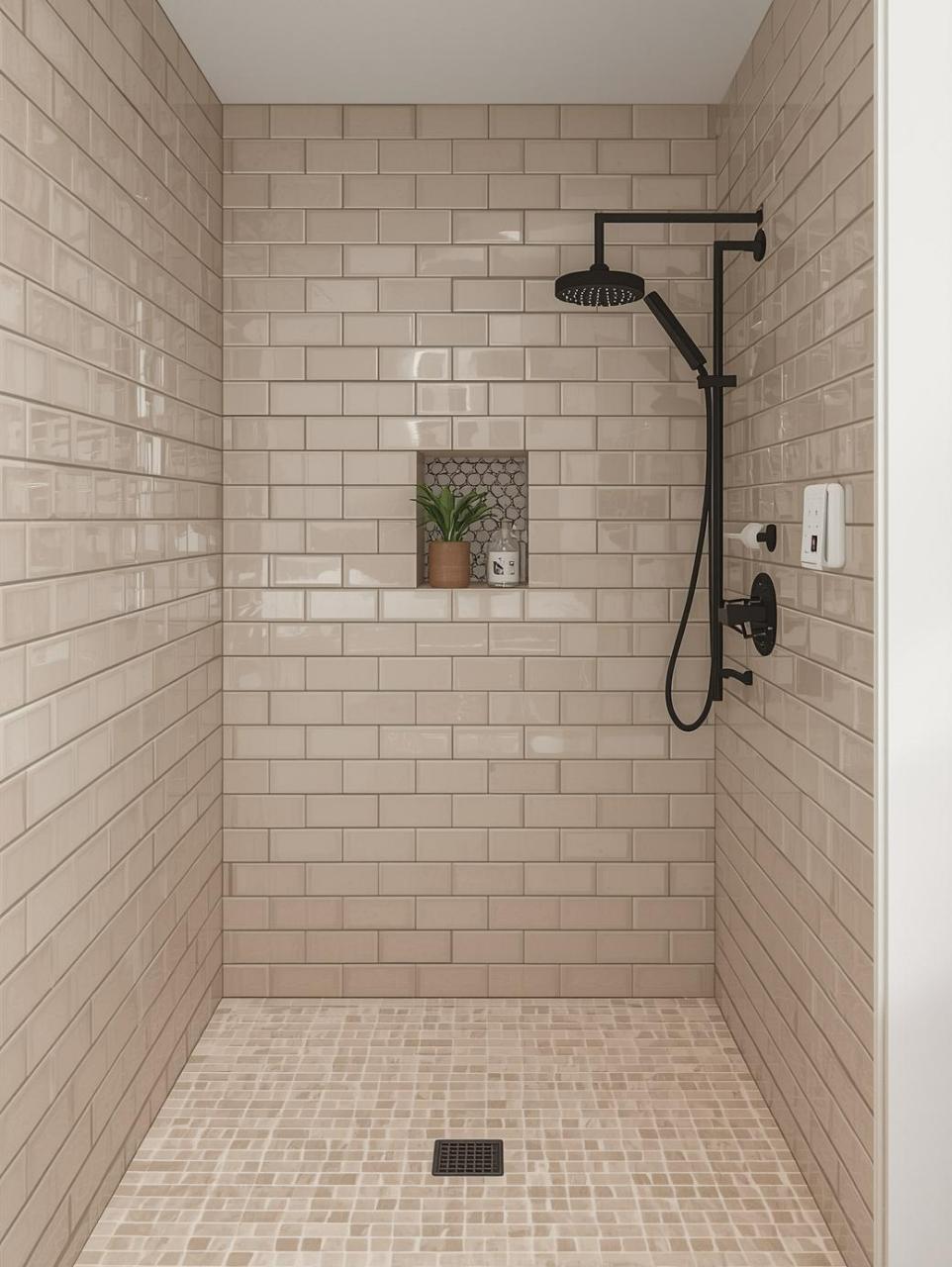 classic subway tiles for shower
