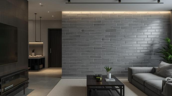 interior-deisgn-of-living-room-with-3x6-grey-subway-tiles