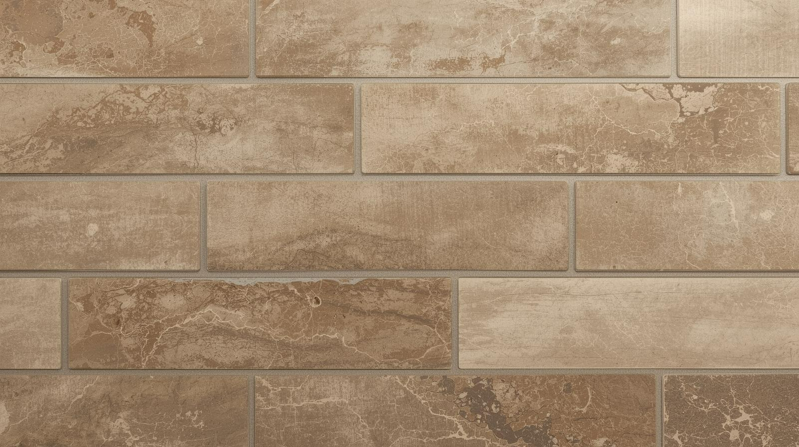 warm Concrete Look Subway Tiles