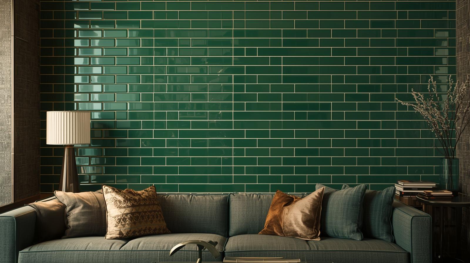 Green Subway Tile Bathroom | Get A $1 Tile Sample Now