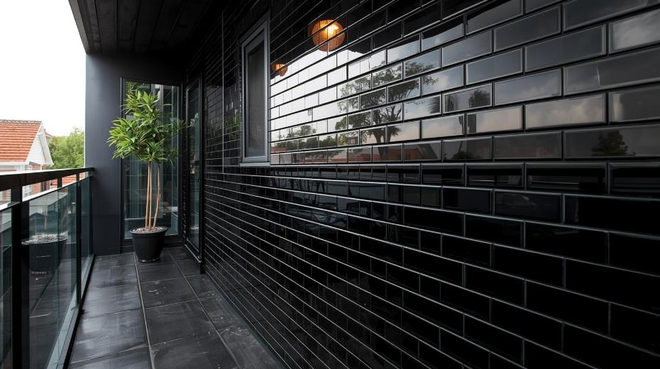 Black Glass Subway Tiles | Try Our $1 Tile Sample Now