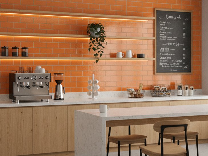 office-coffee-area-with-orange-subway-tiles