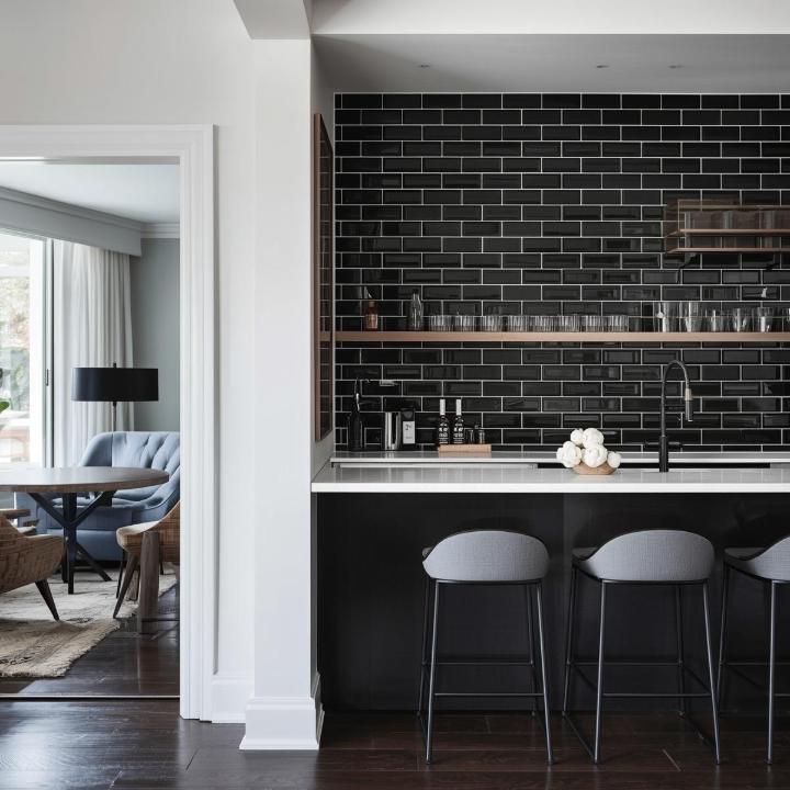 2x6 black subway tiles