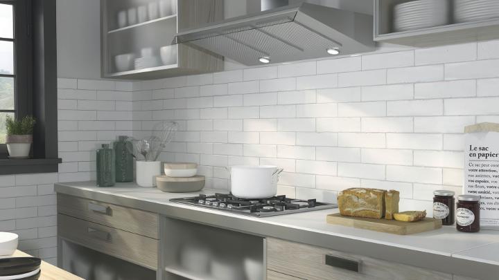 white matte subway tiles