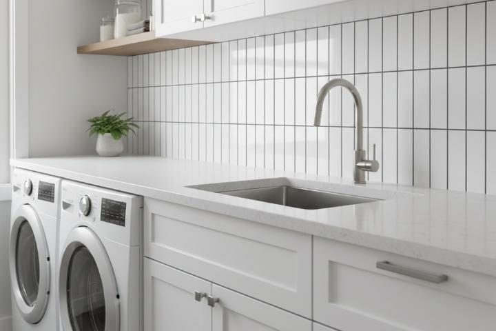 vertical stack subway tile