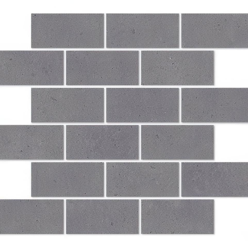 Paradise 2x4 Brick Matte Concrete Look Porcelain Mosaic Tile