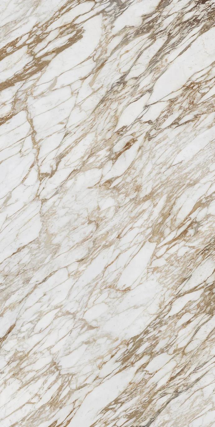 Arabescato Diva - White and Gold Marble Look Porcelain Slab