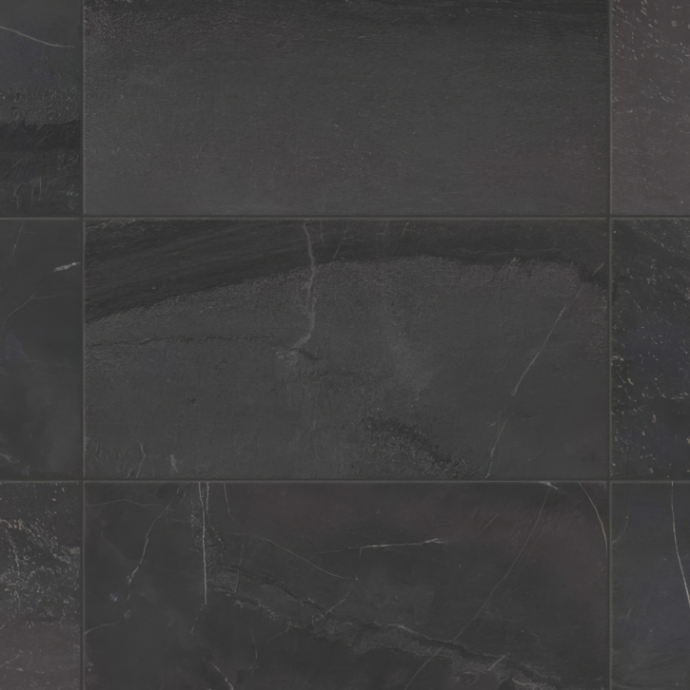 Charcoal colored tiles