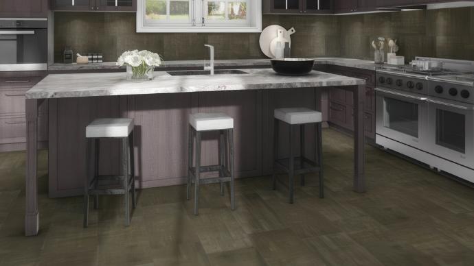 rustic metallic porcelain tile
