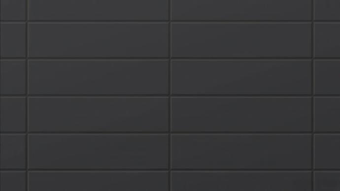 Imagine 3x12 Matte Porcelain Subway Tile black variant