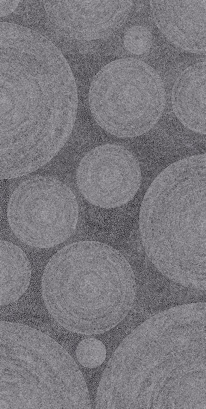 Holos Vik Black porcelain slabs texture showing dark geometric pattern with subtle angular design.