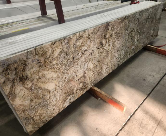 Polished Azul Celeste granite slabs