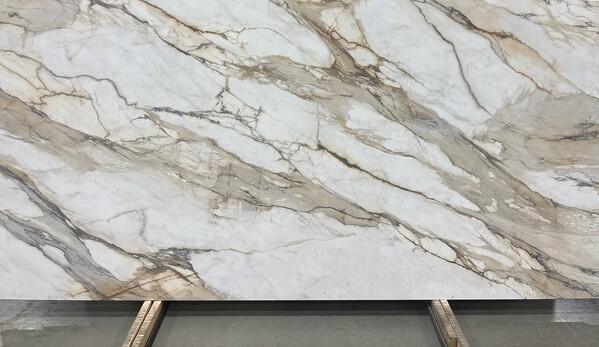 Magnifica encore calacatta slab at Nova Tile and Stone showroom