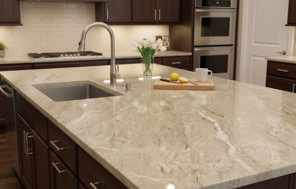 Beige Quartzite Countertop | Browse Slabs in Stock Now