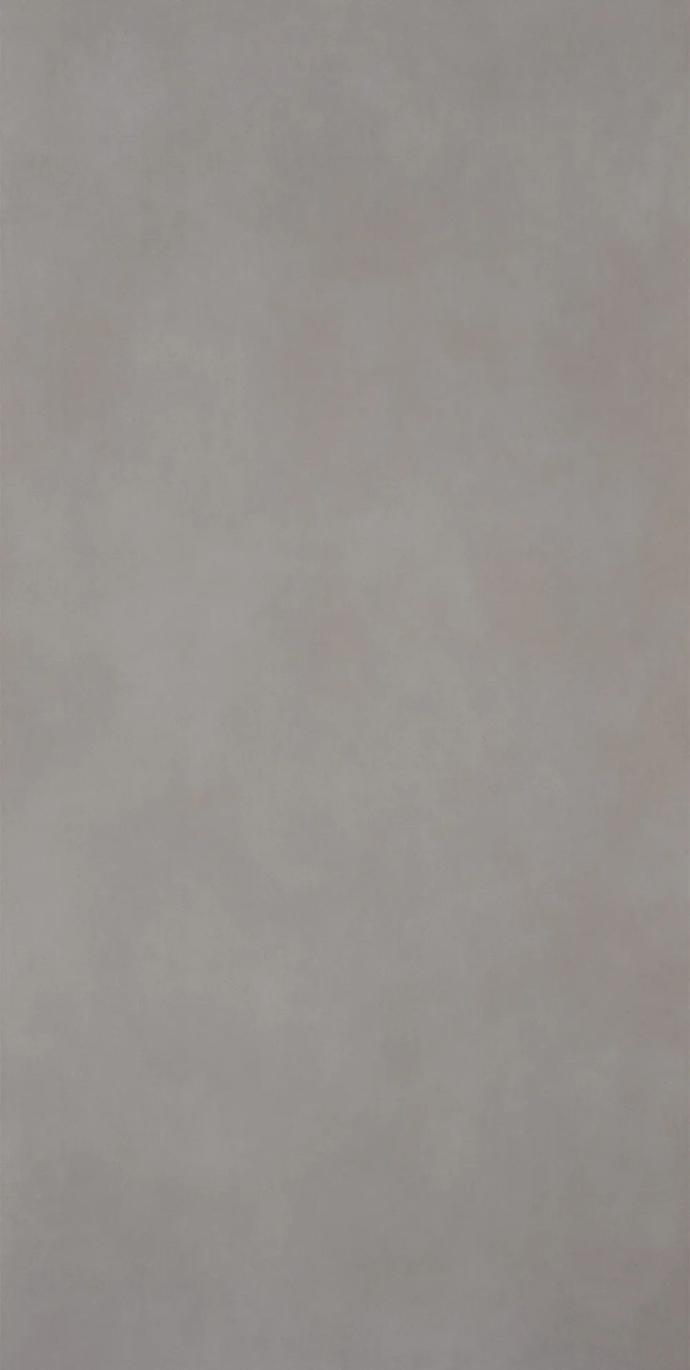 Full view of Bercy porcelain slabs displaying elegant neutral grey surface with refined texture.