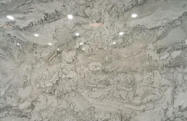 Amazonic Green Quartzite Slab at Nova Tile and Stone showroom