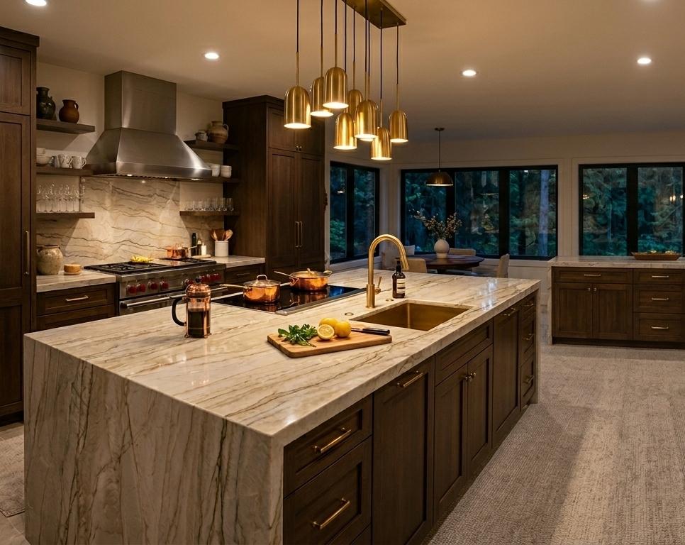 Taj Mahal quartzite stone slab