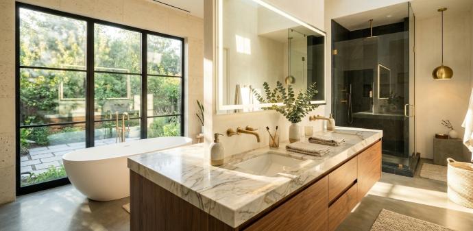 Taj mahal quartzite countertop