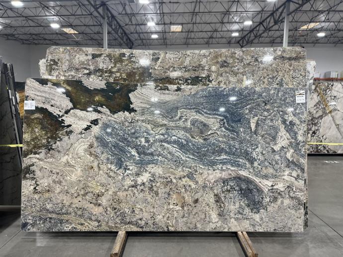 Mascalzone granite slab at Nova Tile and Stone showroom