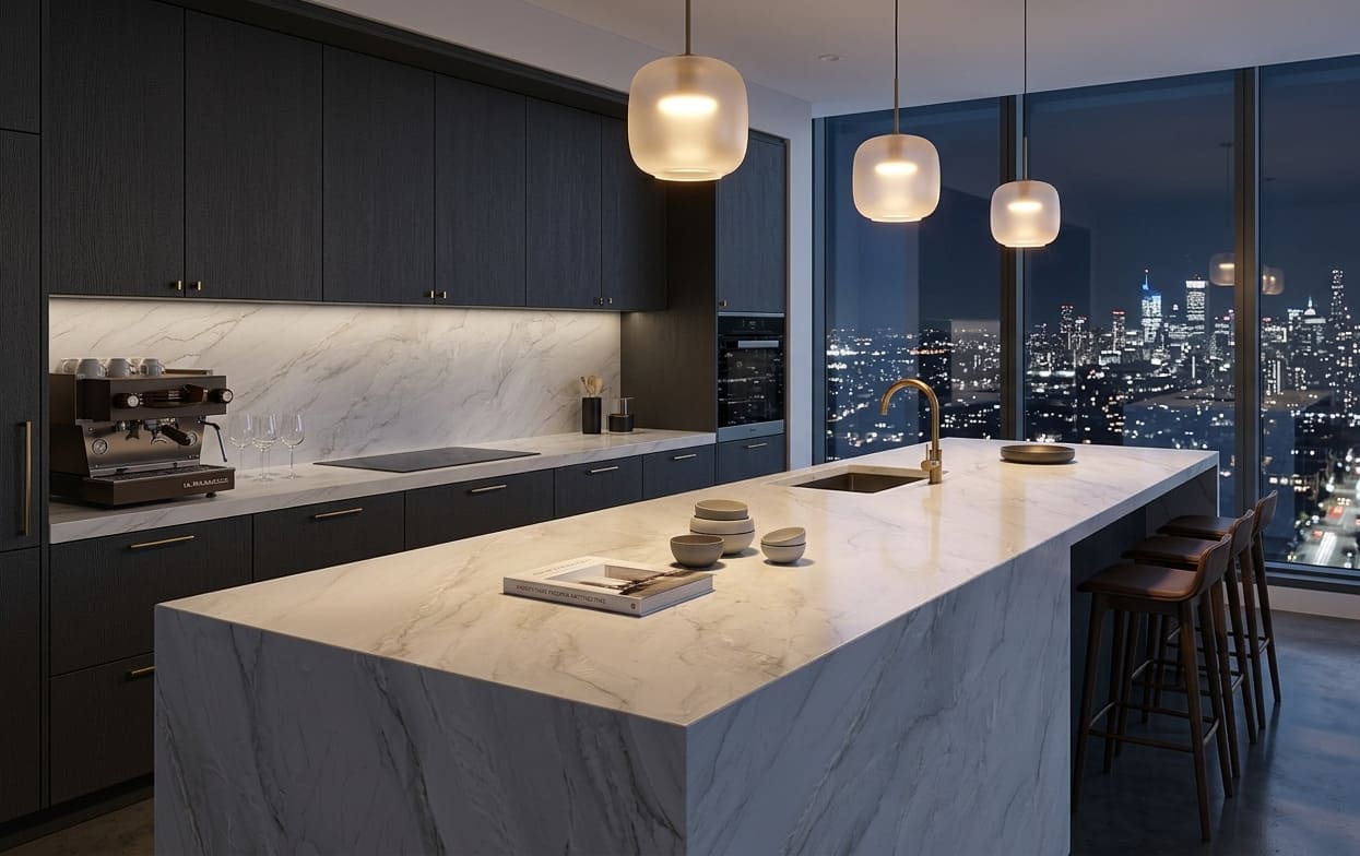 Mont Blanc Quartzite Island | View Available Slabs