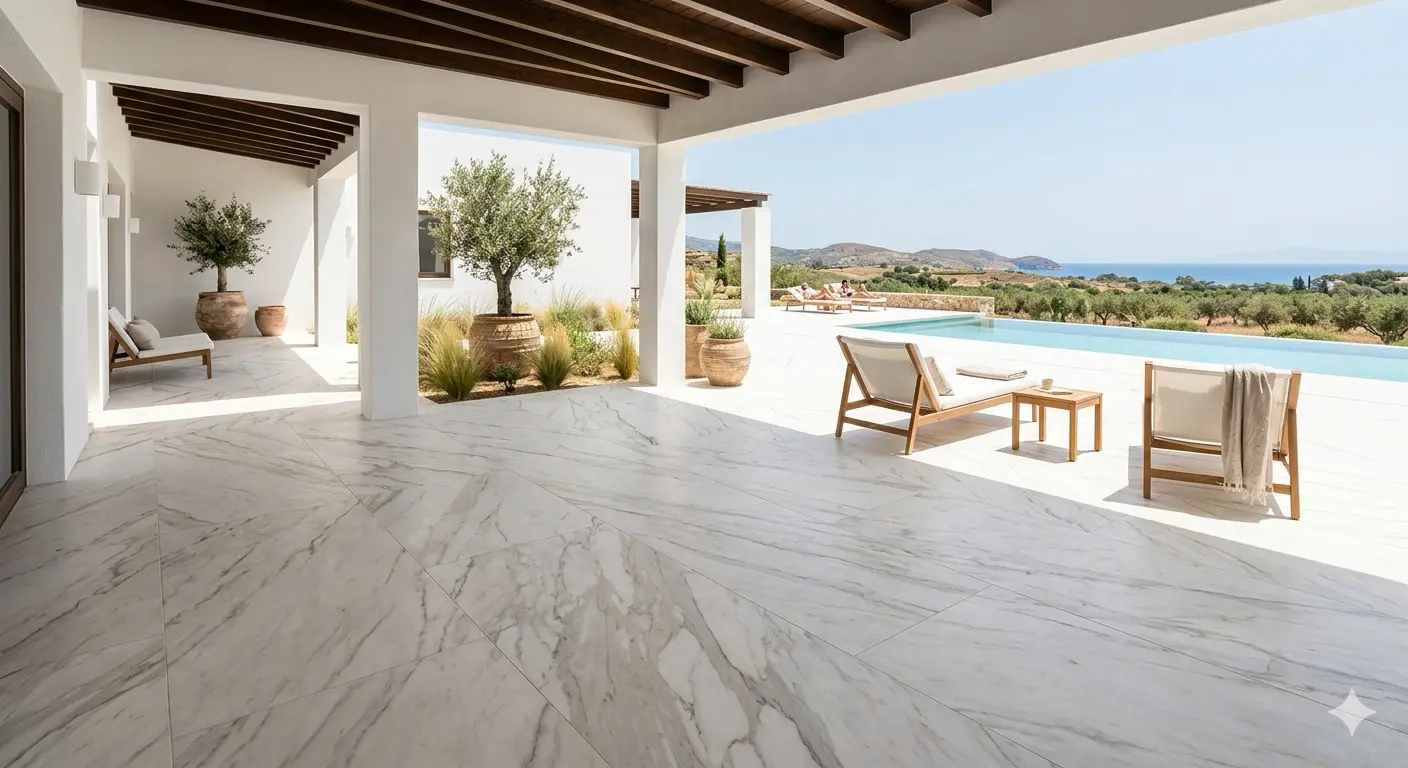 Zermatt quartzite UV resistant stone floor