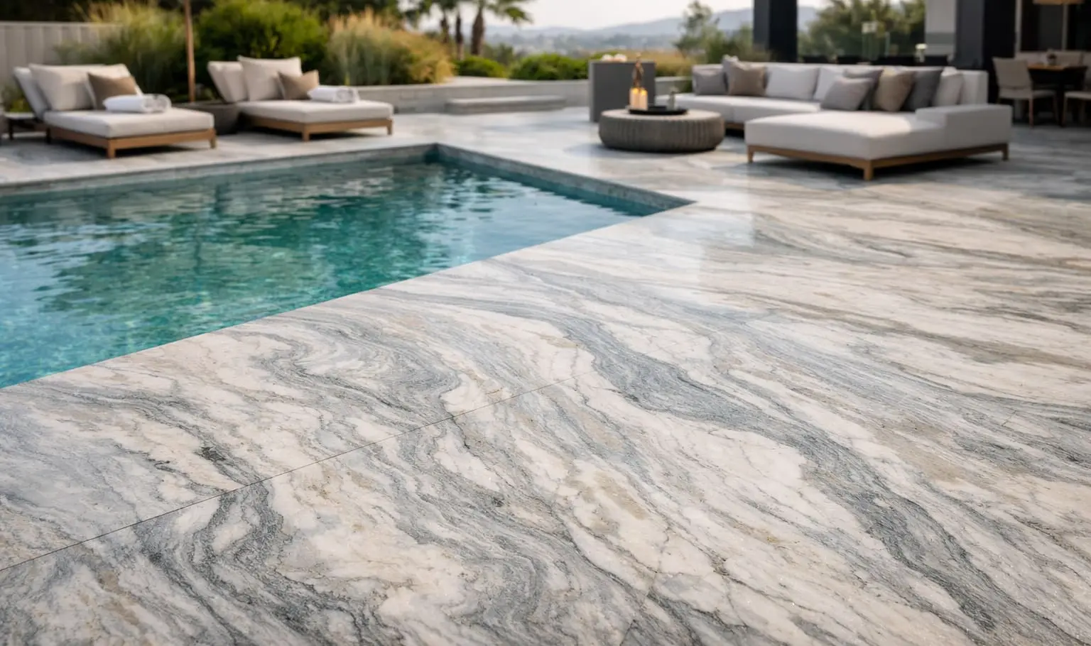 Zermatt Quartzite pool deck