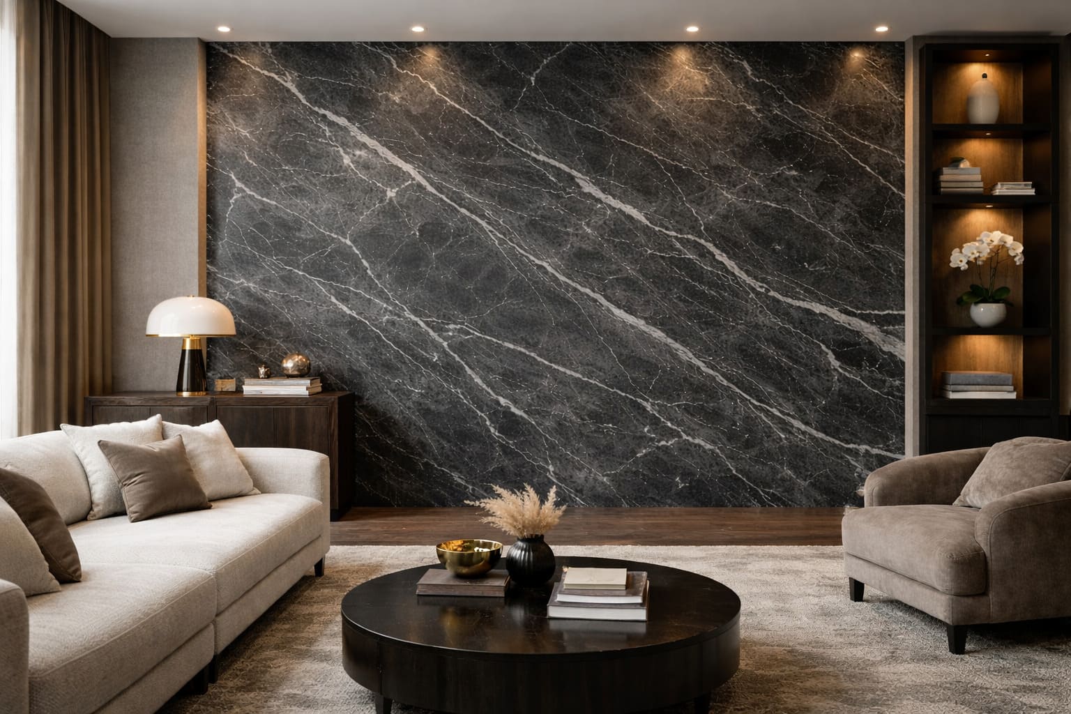 Graphite Marble Interior Wall | Find Your Perfect Slab Today