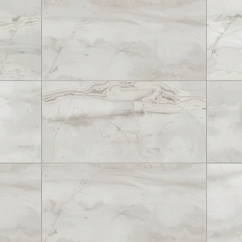 Stone look creamy white tile