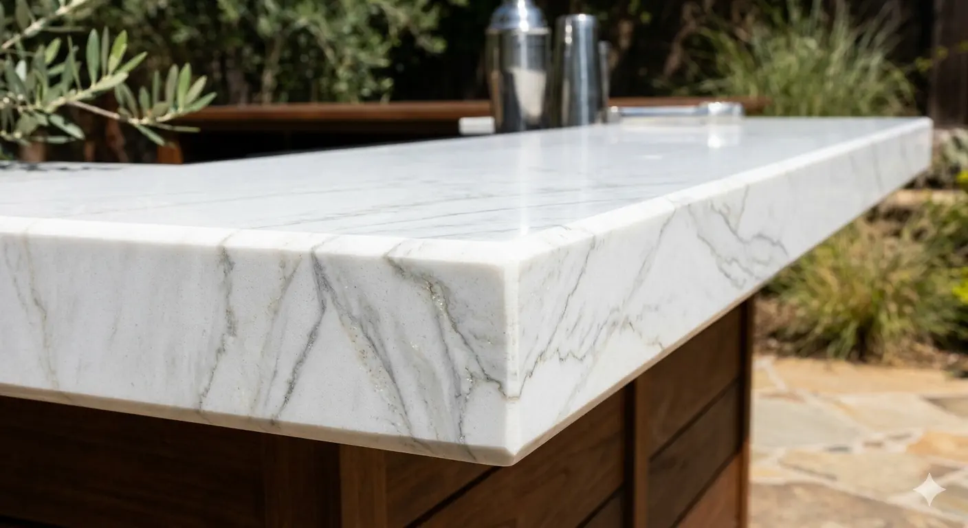 Zermatt Quartzite UV resistant stone close-up view