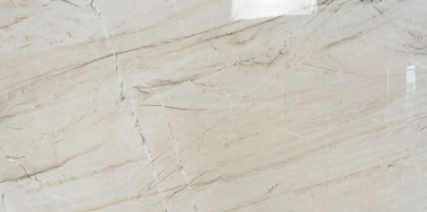 Polished bianco superiore slab at Nova Tile and Stone