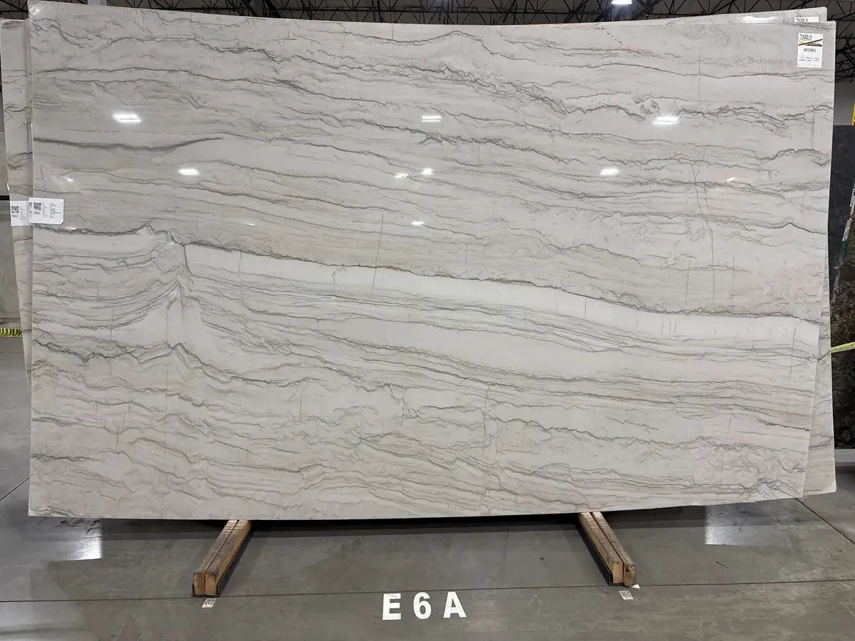 Artemes Quartzite Slab Displayed at Nova Tile and Stone