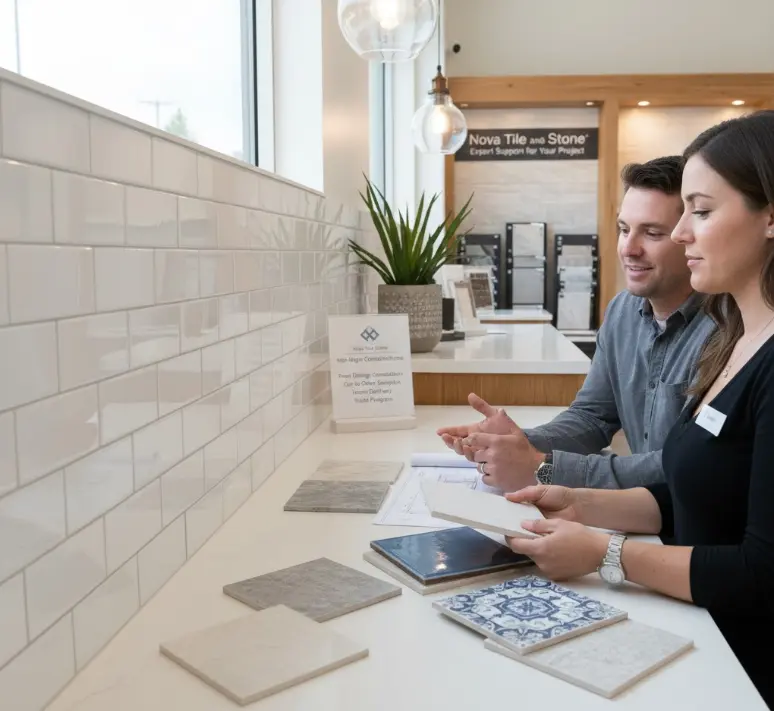 Choosing the right subway tile for home reconstruction.