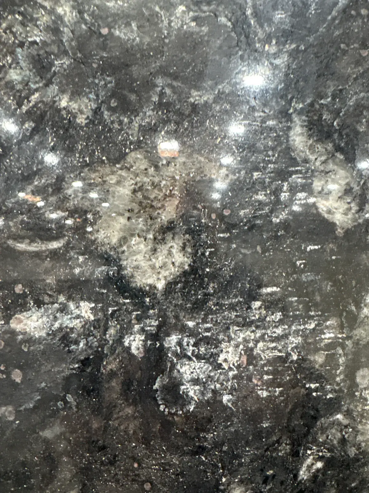 Titanium displayed at Nova Tile and Stone