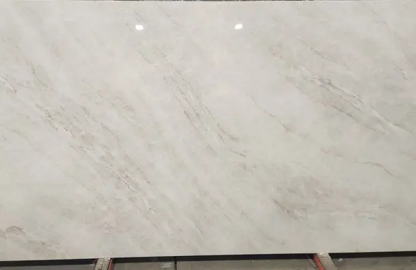 Taj Mahal slab at Nova Tile and Stone showroom