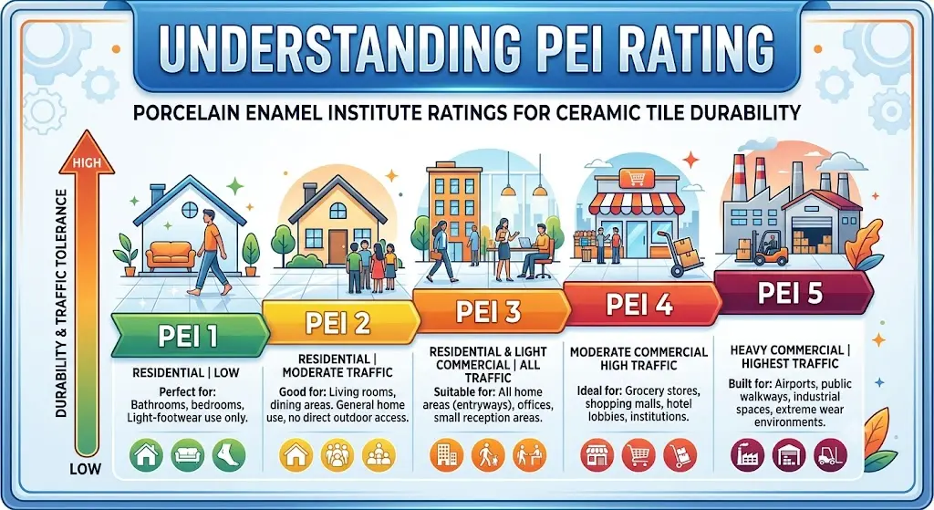 Conceptual rendering of PEI rating