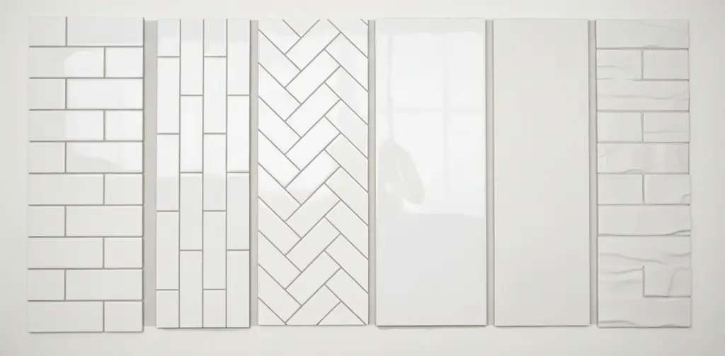 Conceptual rendering of multiple format pattern of tiles