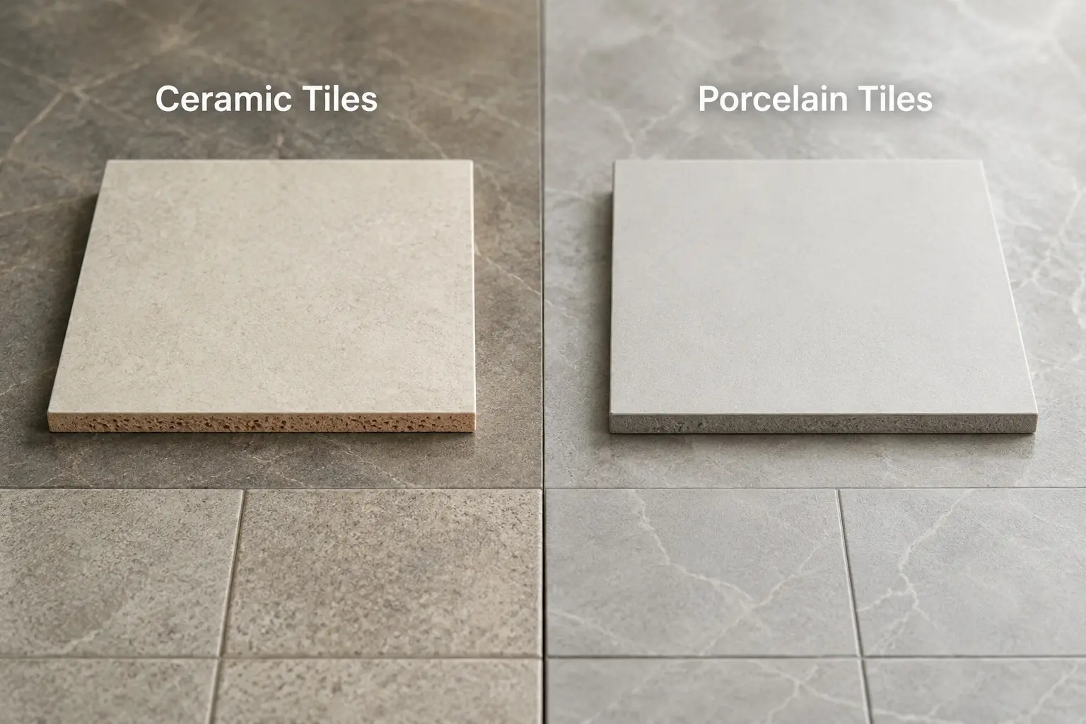 Conceptual rendering of a ceramic and porcelain tiles