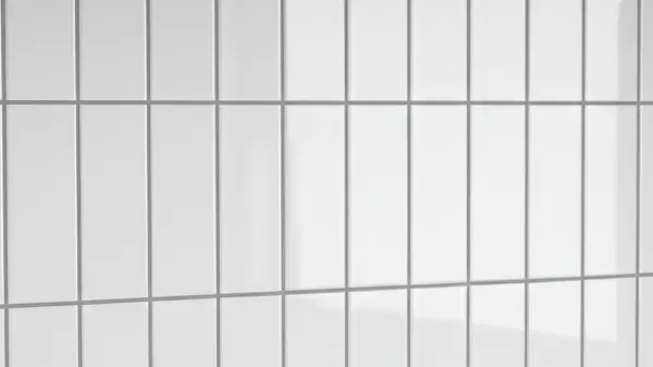 Subway tiles in vertical stack pattern