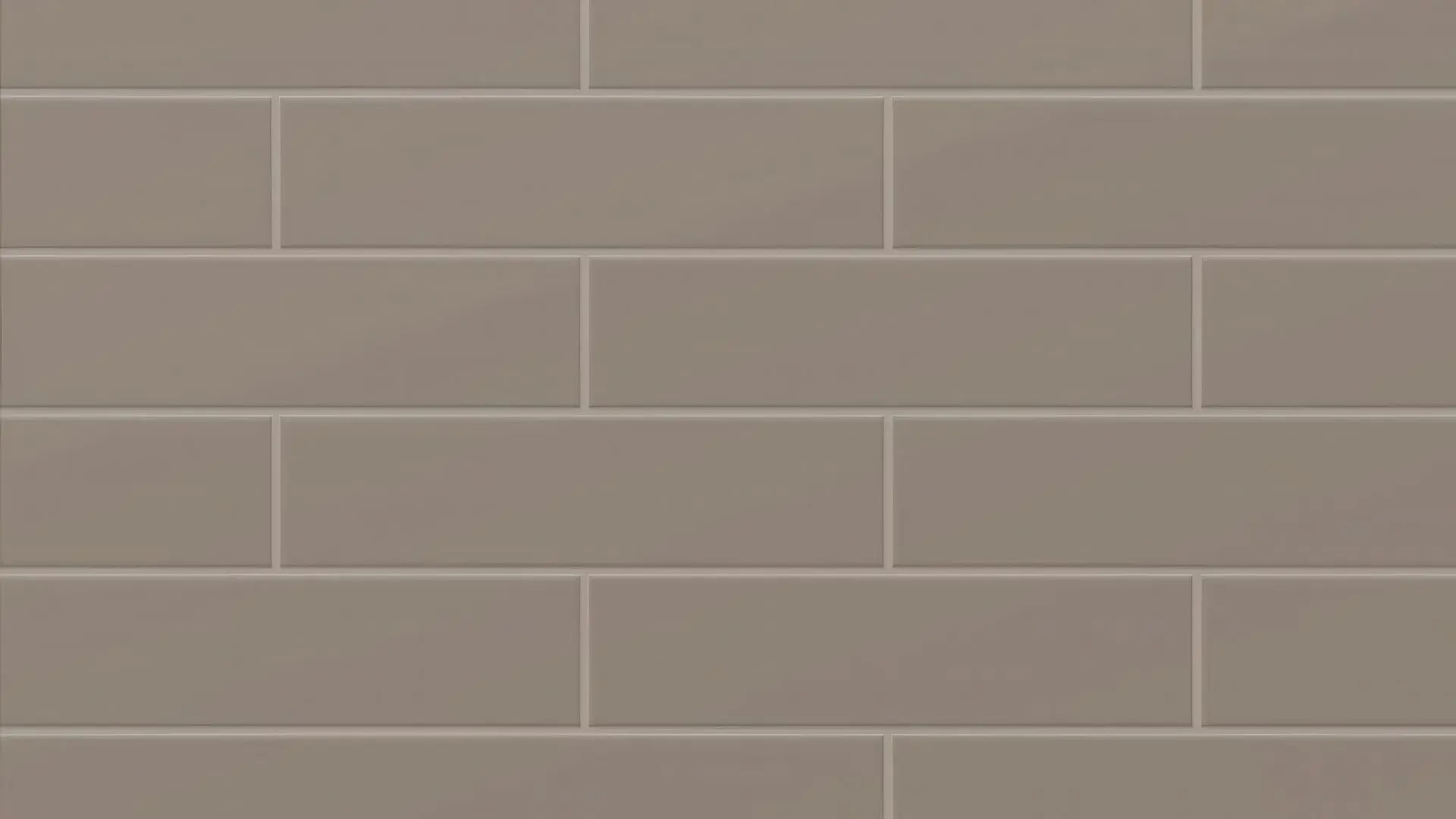 Imagine Taupe 3x12 matte porcelain brown subway tile.