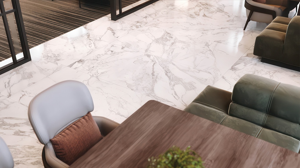 Mozart 24x48 Honed or Polished Marble Look Porcelain Tile