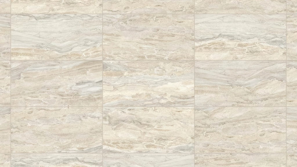 Serene 12x24 Polished Marble Look Porcelain Tile