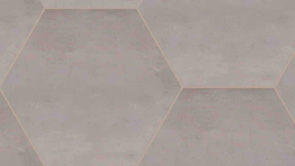 Nexus 20.5x23.6 Hexagon Matte Contemporary, Cement or Marble Look Porcelain Tile
