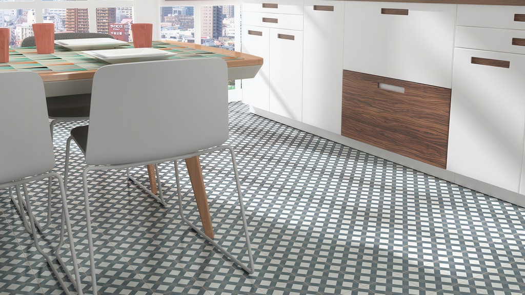 Ibiza 6x6 Matte Decorative Porcelain Tile