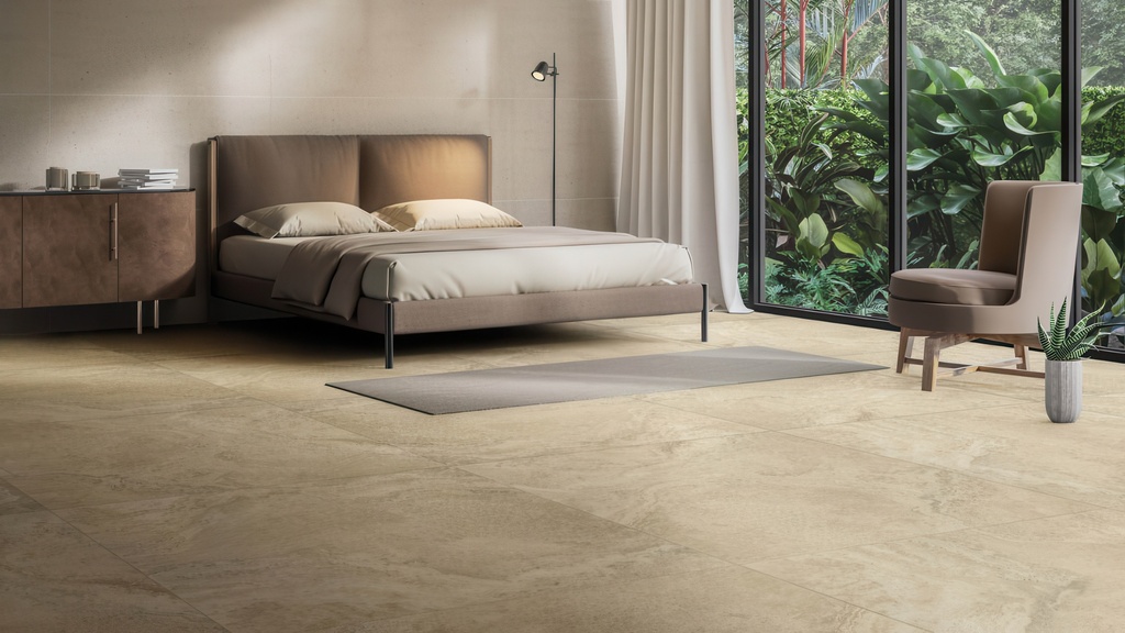 Verenna 24x24 Matte Travertine Look Porcelain Tile