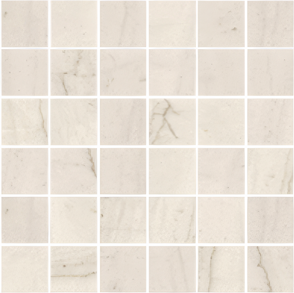 Alaska 2x2 Honed or Polished Marble Look Porcelain Mosaic Tile